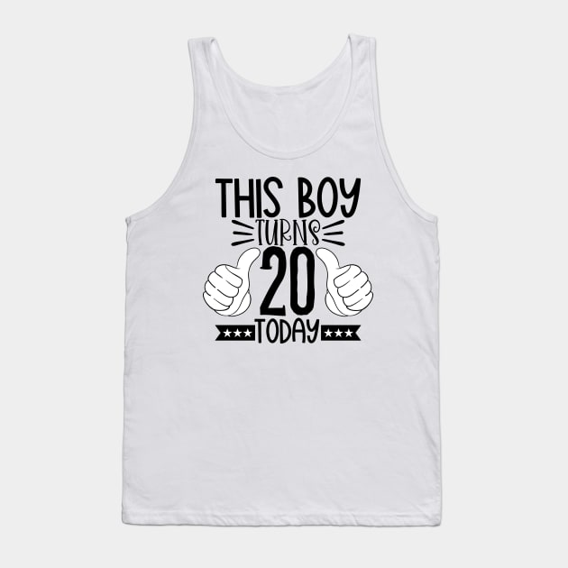 This boy turns 20 today Tank Top by Coral Graphics